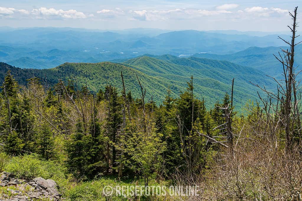 Blick auf den Smoky Mountain Nationalpark
