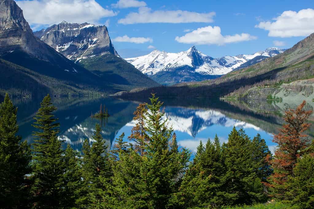 Blick auf den Glacier Nationalpark