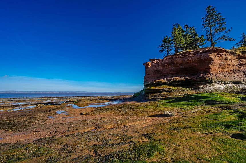 Burntcoat Head Park - Gigantische Gezeitenunterschiede von über 16 Metern