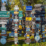 Sign Post Forrest – Der Schilderwald in Watson Lake, Kanada